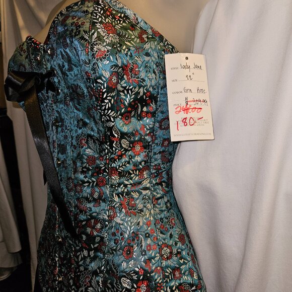 NWT XS Lady Jane Vintage Steel Boned Tight Lacing Corset 22" - Picture 3 of 15